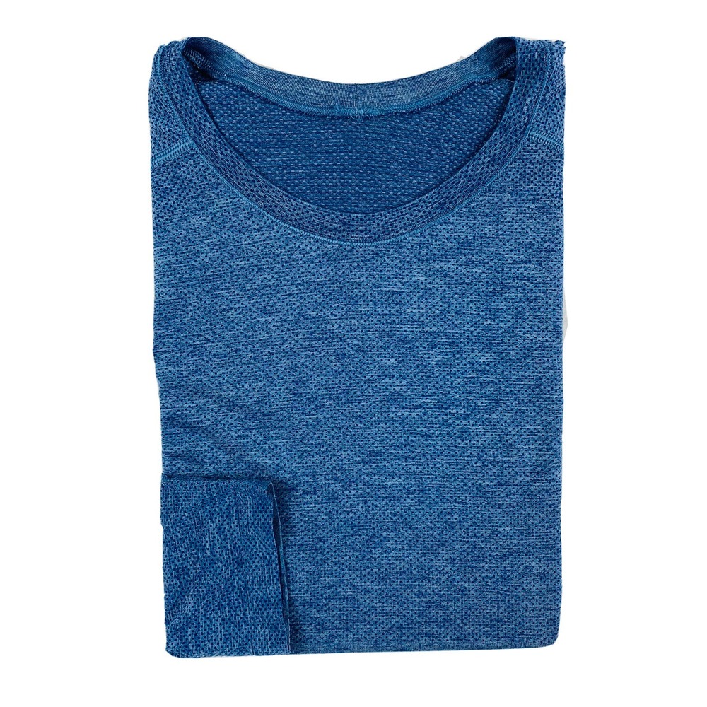 Lululemon Breathable Blue Performance L/S T Shirt Size Mens M Mint - Picture 1 of 8